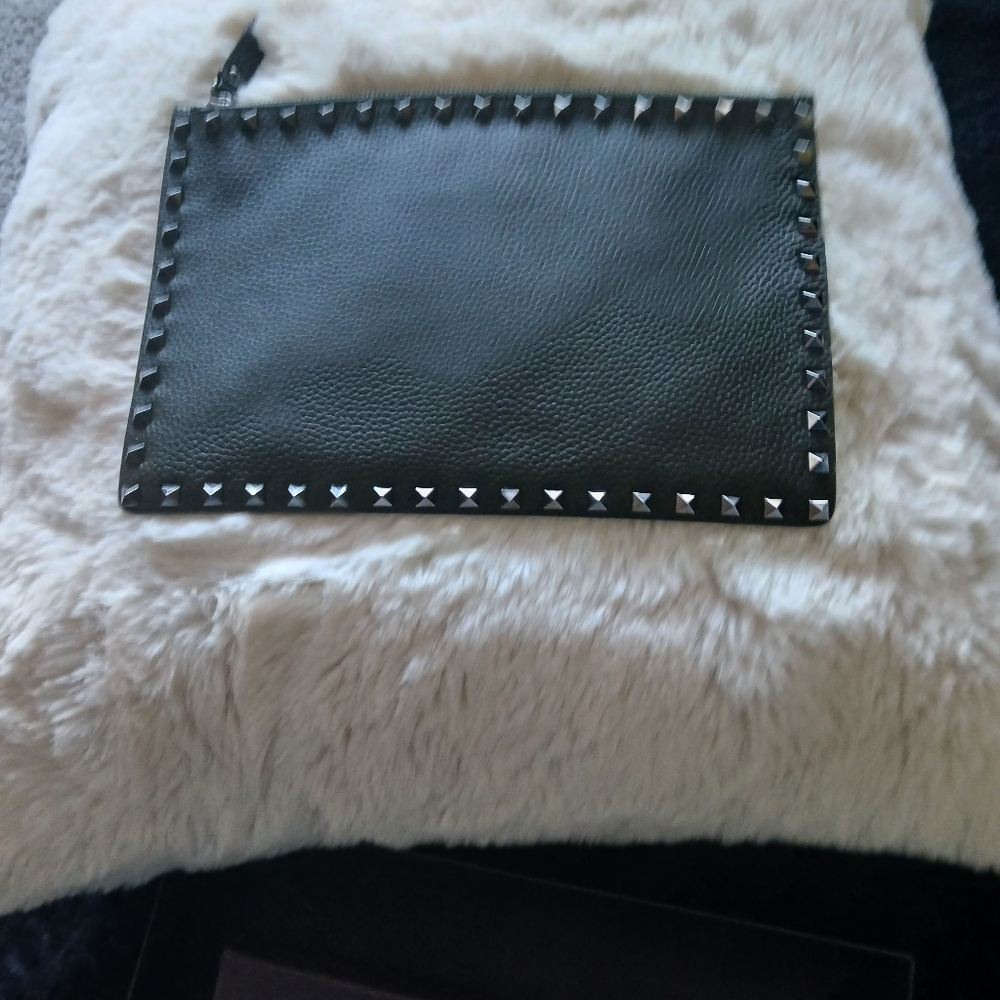Valentino Black Rockstud Clutch - Picture 3 of 3